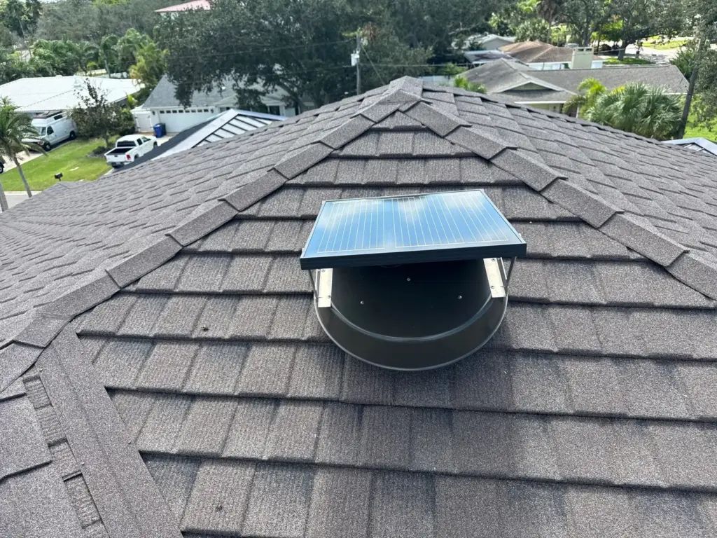 New roof installation in progress on a Clearwater home