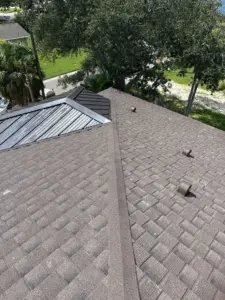 Finished new roof installation on a Clearwater, FL house