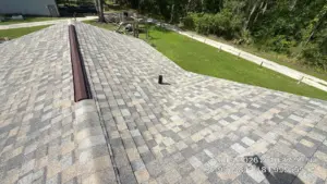 New roofing materials being installed during a Polk County roof replacement