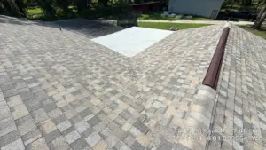 Finished roof replacement on a residential home in Polk County, FL