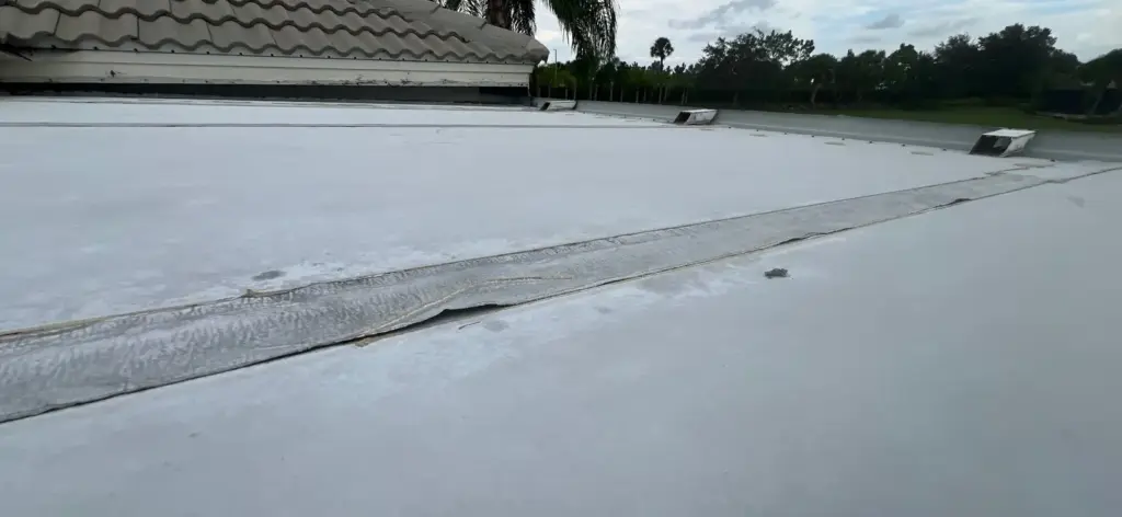Roof repair work underway in Hillsborough County