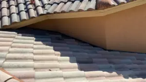 Completed stone-coated metal roof on a residence in St. Petersburg