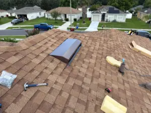 Finished roof repair on a Plant City, FL home