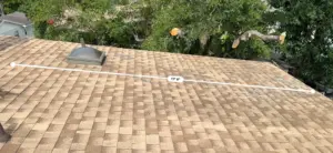 Finished roof repair job on a Hillsborough County home