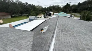 Finished roof repair result on a home in Seffner, FL