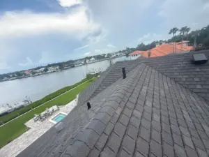 Finished roof replacement on a home in Carrollwood, FL