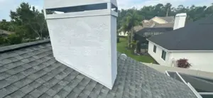 Fresh shingles laid during a residential roof replacement in Carrollwood