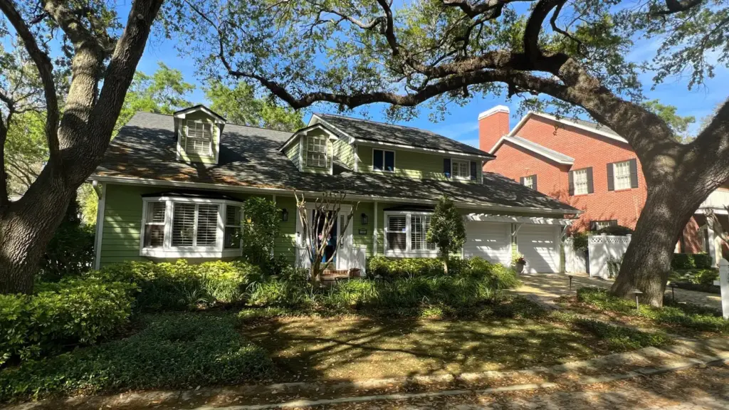 Completed roof replacement on a home in Hillsborough County, FL