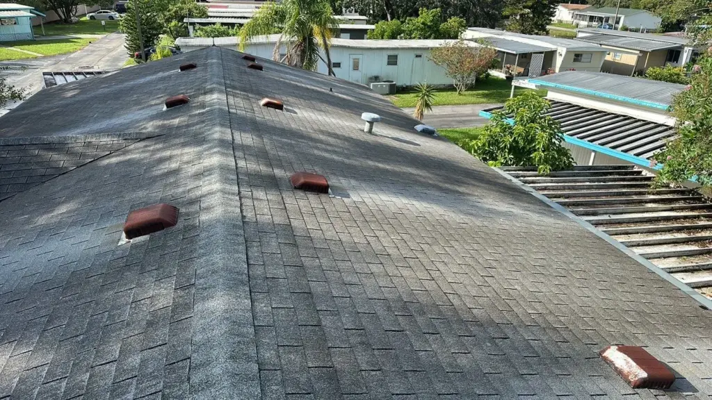 Finished roof replacement on a Hillsborough County home