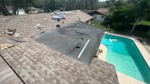 Finished roof replacement on a home in Riverview, FL