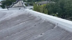 Completed roofline after a residential roof replacement in Hillsborough County