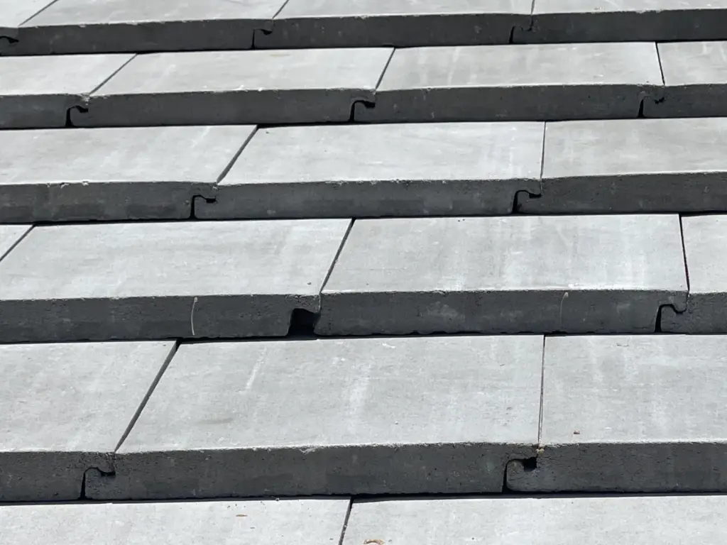 Tile roof replacement in progress on a Hillsborough County home