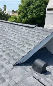 Completed roof replacement on a St. Petersburg house