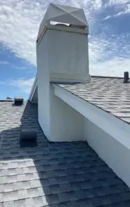 Crew finishing up a roof replacement job in St. Petersburg