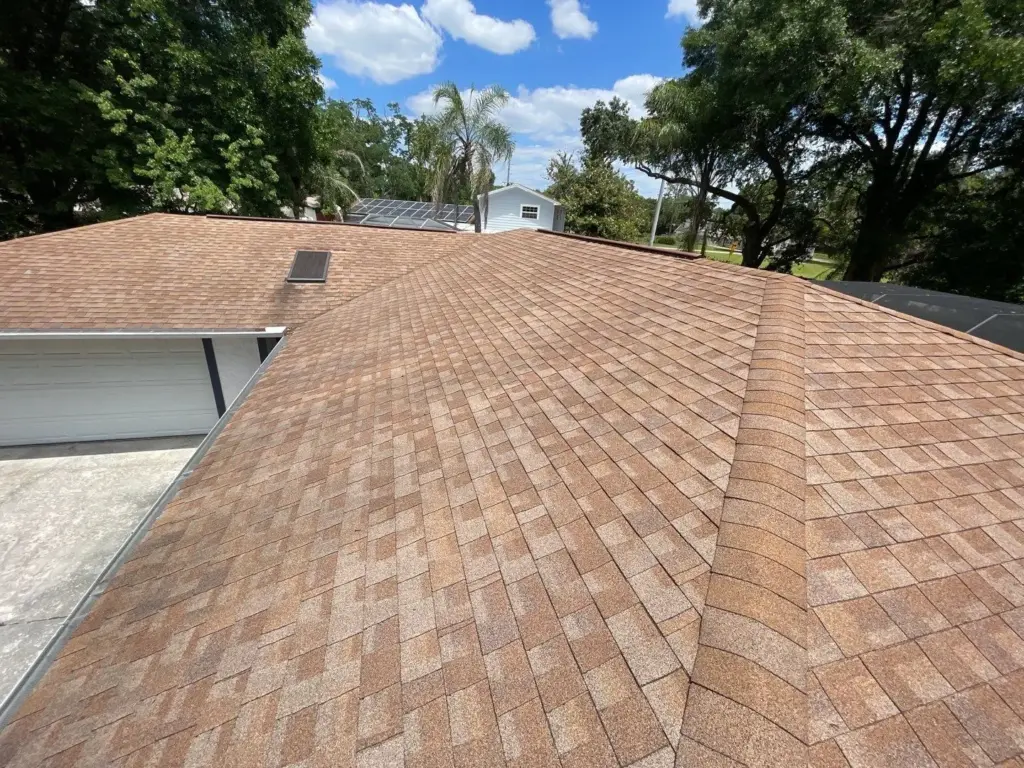 Roof replacement in progress on a Hillsborough County home