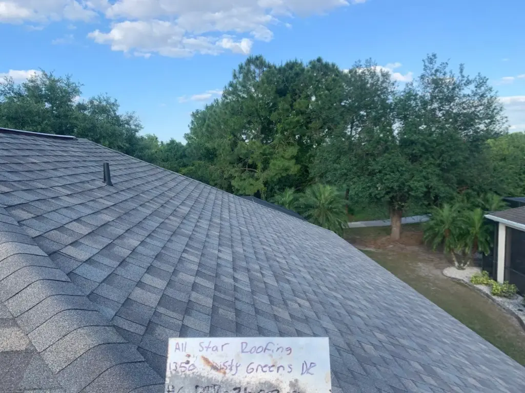 Roof replacement in progress on a Hillsborough County home