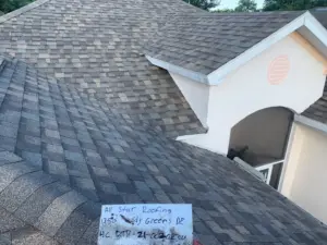 Finished roof after a residential roof replacement in Hillsborough County