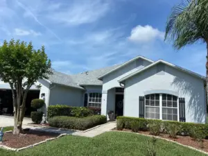 Crew installing underlayment during roof replacement in Hillsborough County, FL