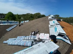 Completed roof replacement on a Hillsborough County, FL home