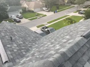 New shingles installed during roof replacement in Hillsborough County