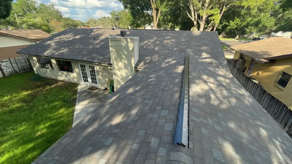 Insurance roof replacement in progress on a Hillsborough County home