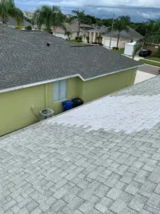 Finished roof replacement on a residential home in Hillsborough County