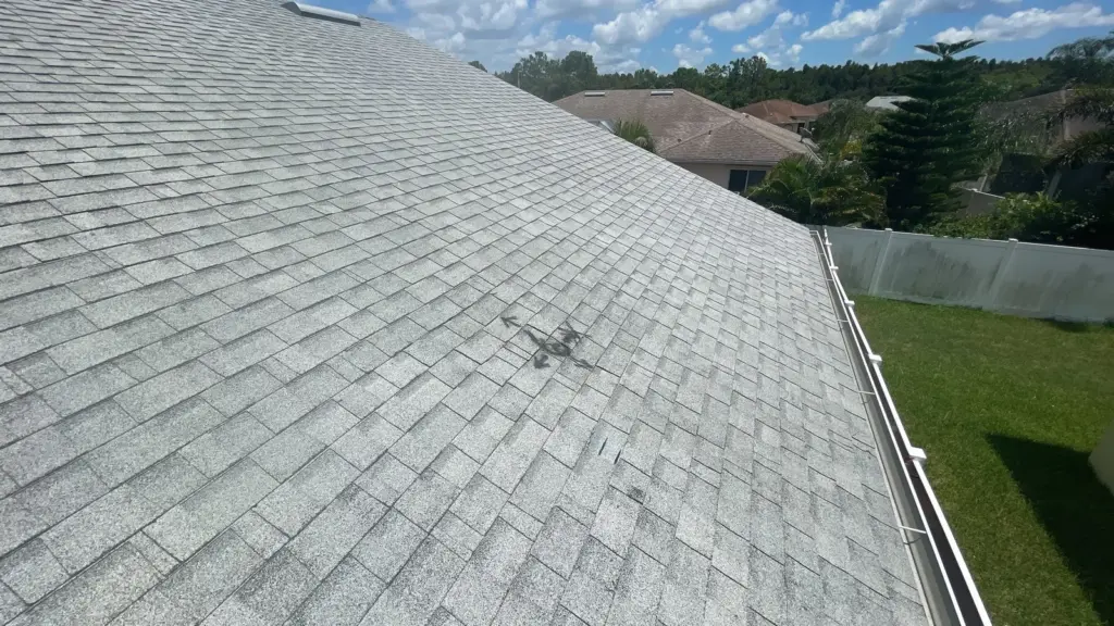 Roof replacement in progress on a Hillsborough County home