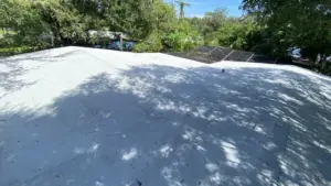 Flashing and ventilation work during roof replacement in Hillsborough County, FL