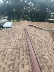 New roofing system being installed on a home in Polk County, FL