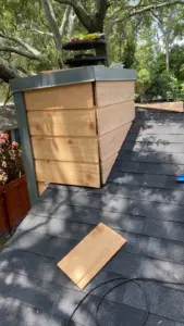 Finished roof replacement on a home in Hillsborough County