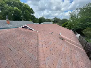 Finished roof repair on a residential home in Hillsborough County