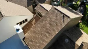 New underlayment and flashing installed during roof replacement in Hillsborough County