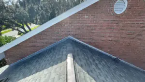 New underlayment installed during a roof replacement in Hillsborough County