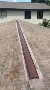 Flashing and ventilation work on a Hillsborough County roof replacement