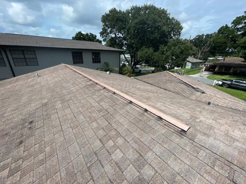 Roof replacement in progress on a Hillsborough County home