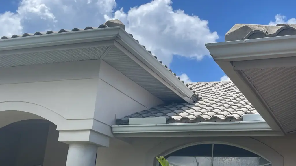 Roofer making repairs on a home in Hillsborough County, FL