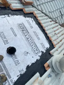 Finished roof repair on a home in Pinellas County