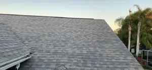 Finished roof after a full replacement in Hillsborough County