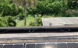 New underlayment and flashing installed on a St. Petersburg roof