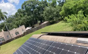 Finished roof replacement on a home in St. Petersburg