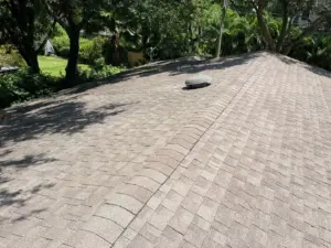Completed roof replacement on a residential home in Hillsborough County