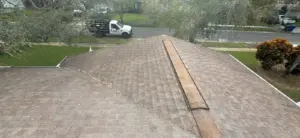 New underlayment installed before roofing on a Clearwater home