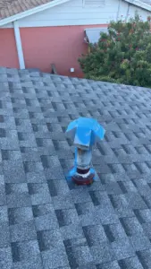 New shingle roof installed during a residential roof replacement in Pinellas County