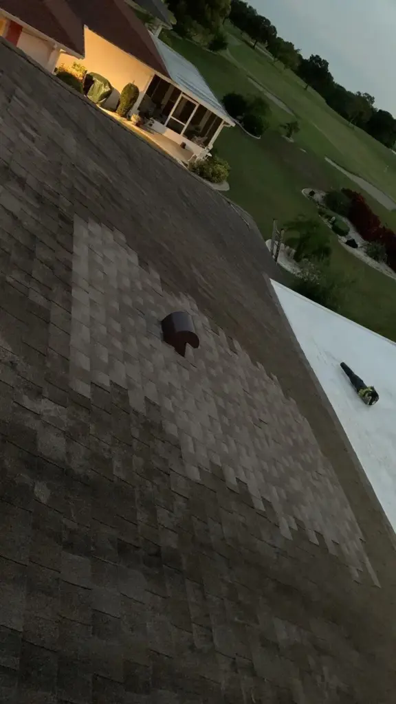 Roof replacement in Hillsborough County, FL after tear-off to bare decking