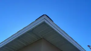 Flashing detail work during a roof replacement job in Lutz, FL