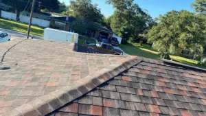 Finished roof after a roof replacement project in Clearwater, FL