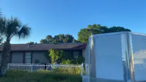 Underlayment and flashing installed during Hillsborough County roof replacement