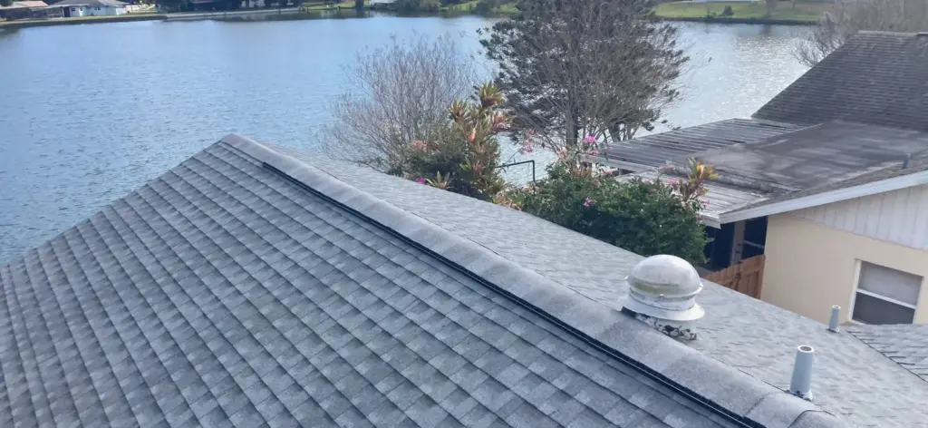 Roof replacement in progress on a Clearwater home