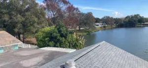 New underlayment installed for a roof replacement in Clearwater, FL