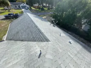 New underlayment installed on a Tampa Bay roof replacement project